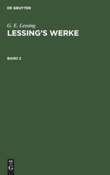Image for G. E. Lessing: Lessing's Werke. Band 2