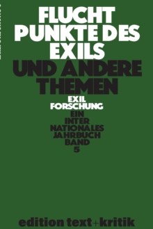 Image for Fluchtpunkte Des Exils Und Andere Themen