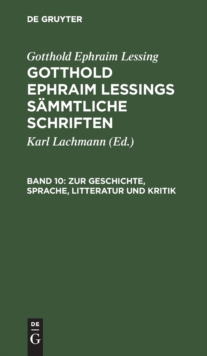 Image for Zur Geschichte, Sprache, Litteratur Und Kritik