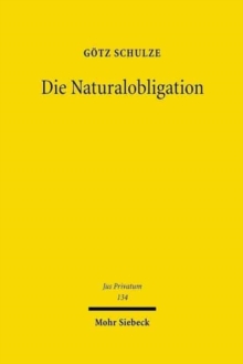 Image for Die Naturalobligation