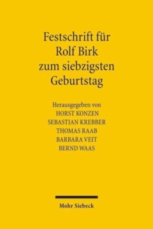 Image for Festschrift fur Rolf Birk zum siebzigsten Geburtstag