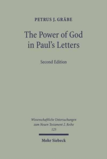 Image for The Power of God in Paul's Letters