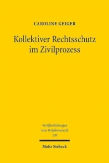 Image for Kollektiver Rechtsschutz im Zivilprozess