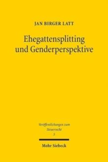 Image for Ehegattensplitting und Genderperspektive