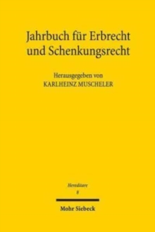 Image for Jahrbuch fur Erbrecht und Schenkungsrecht