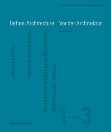 Image for Before Architecture. Vor Der Architektur
