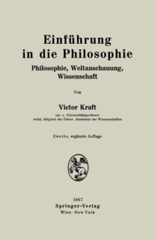 Einfuhrung in Die Philosophie