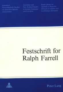 Image for Festschrift for Ralph Farrell