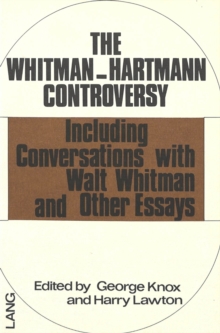 Image for Whitman-Hartmann Controversy