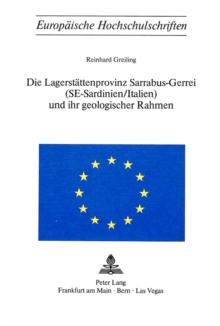 Image for Die Lagerstaettenprovinz Sarrabus-Gerrei (Se-Sardinien/Italien) Und Ihr Geologischer Rahmen