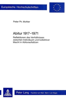 Abitur 1917 - 1971