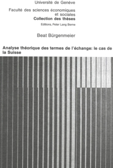 Analyse theorique des termes de l'echange: le cas de la Suisse