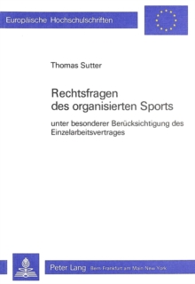 Image for Rechtsfragen des organisierten Sports