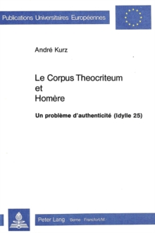 Le corpus theocriteum et Homere
