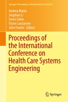 Image for Proceedings of the International Conference on Health Care Systems Engineering