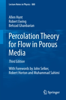 Image for Percolation theory for flow in porous media.