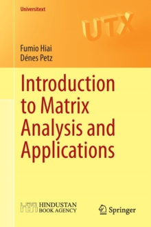 Image for Introduction to matrix analysis and applications