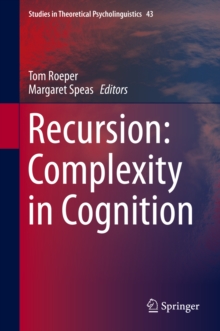 Image for Recursion: Complexity in Cognition