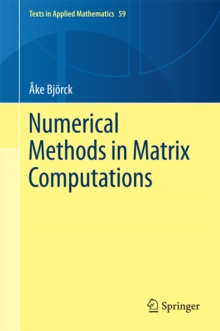 Image for Numerical methods in matrix computations