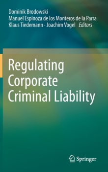 Image for Regulating Corporate Criminal Liability