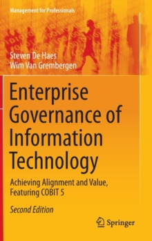 Image for Enterprise Governance of Information Technology : Achieving Alignment and Value, Featuring COBIT 5