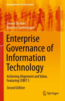 Image for Enterprise Governance of Information Technology: Achieving Alignment and Value, Featuring COBIT 5