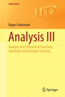 Analysis III