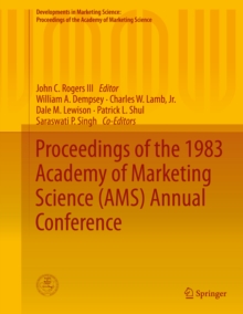 Image for Proceedings of the 1983 Academy of Marketing Science (AMS) Annual Conference
