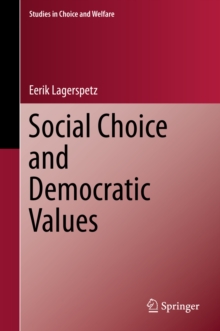 Image for Social Choice and Democratic Values