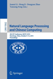 Image for Natural Language Processing and Chinese Computing