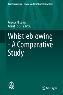 Image for Whistleblowing - A Comparative Study