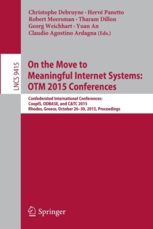 Image for On the Move to Meaningful Internet Systems: OTM 2015 Conferences