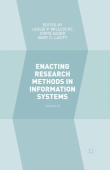 Image for Enacting Research Methods in Information Systems: Volume 3