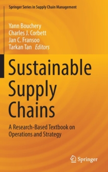 Image for Sustainable supply chains  : a research-based textbook on operations and strategy