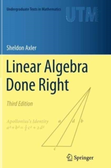 Image for Linear Algebra Done Right