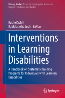 Image for Interventions in learning disabilities: a handbook on systematic training programs for individuals with learning disabilities