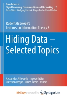 Image for Hiding Data - Selected Topics