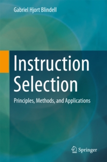Image for Instruction Selection: Principles, Methods, and Applications