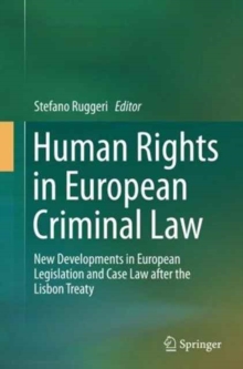 Image for Human Rights in European Criminal Law