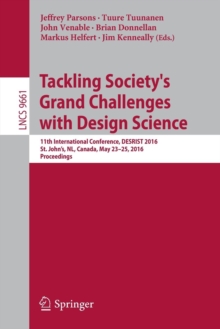 Image for Tackling Society's Grand Challenges with Design Science