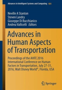 Image for Advances in Human Aspects of Transportation