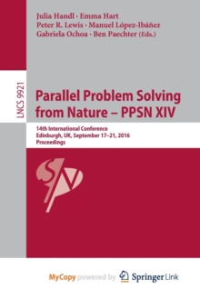 Image for Parallel Problem Solving from Nature - PPSN XIV : 14th International Conference, Edinburgh, UK, September 17-21, 2016, Proceedings