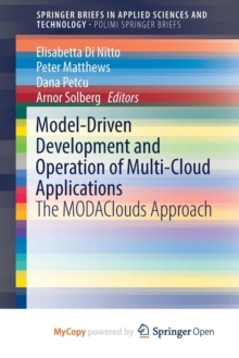 Image for Model-Driven Development and Operation of Multi-Cloud Applications