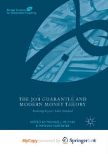 Image for The Job Guarantee and Modern Money Theory