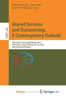 Image for Shared Services and Outsourcing