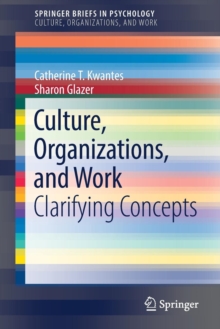 Image for Culture, Organizations, and Work