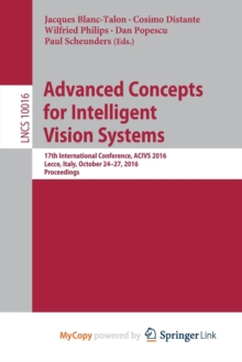 Image for Advanced Concepts for Intelligent Vision Systems