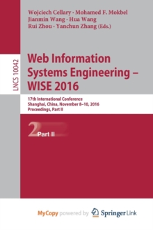 Image for Web Information Systems Engineering - WISE 2016