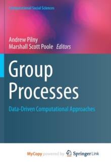 Image for Group Processes : Data-Driven Computational Approaches