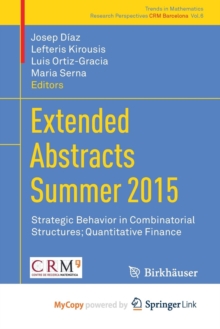 Image for Extended Abstracts Summer 2015